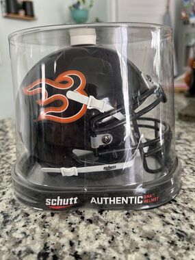 New Mini Utah Blaze Helmet AFL Schutt  Mini Football Helmet - Black